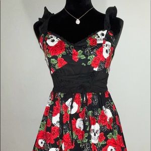 NWT Sugar Skulls dress size medium